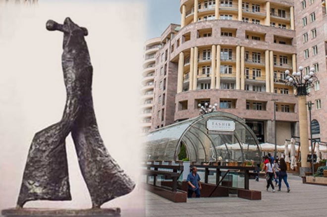 Le gouvernement arménien va placer sur le boulevard du nord l’œuvre du sculpteur Arto Tchakmaktchian « L’homme qui marche »