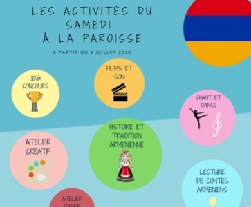 Animation pour enfants par l’Association Sainte-Croix des Arméniens Catholiques
