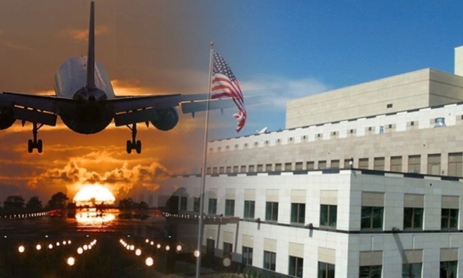 L’Ambassade des Etats-Unis à Erévan interdit à son personnel de voyager sur des avions des compagnies arméniennes