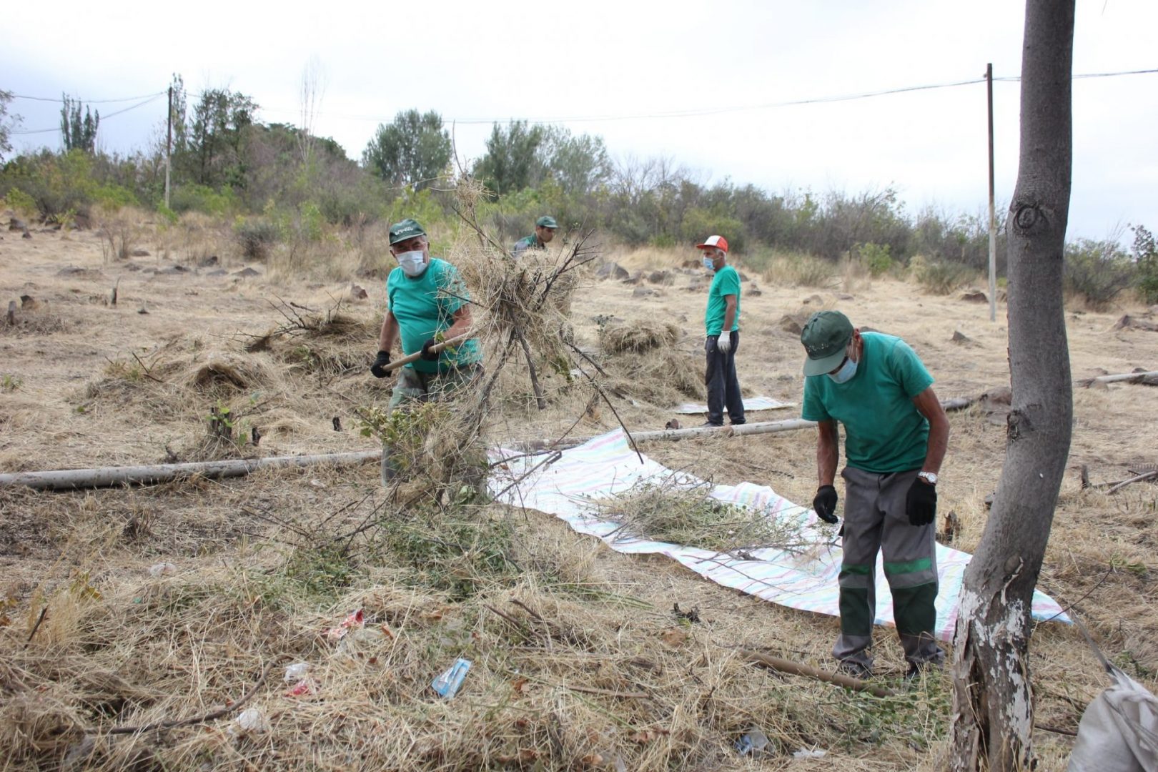 Mise en place de systèmes d’arrosages sur les espaces verts bordant le mémorial du génocide de Tsitsernakaberd à Erévan