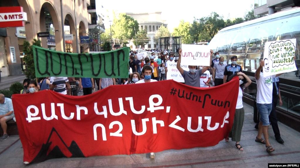 Les militants écologistes renouvellent leurs protestations contre la mine d&rsquo;Amulsar