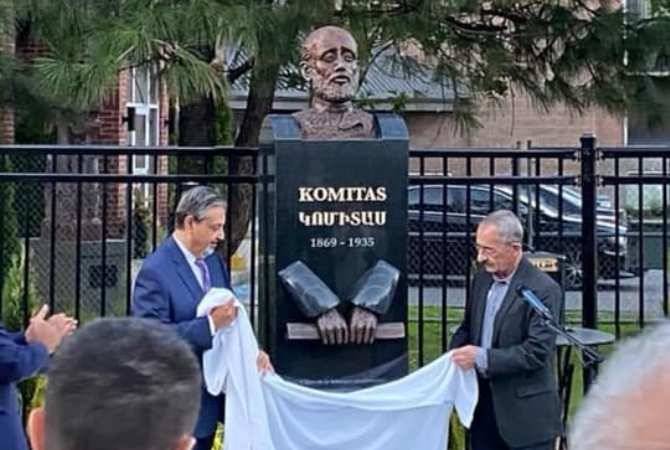 Le buste de Komitas inauguré à Montréal