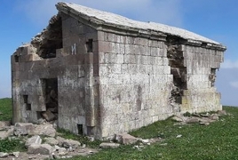 Une église arménienne en Azerbaïdjan présentée comme une construction des Aghvans