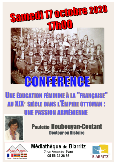 Conférence sur le thème « Une éducation féminine à la Française dans l’Empire ottoman au XIXe siècle »