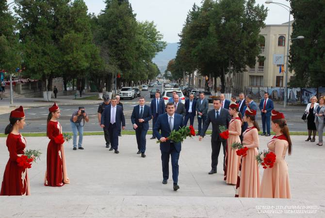 Le Président de l’Artsakh a participé hier à la Journée de Stepanakert