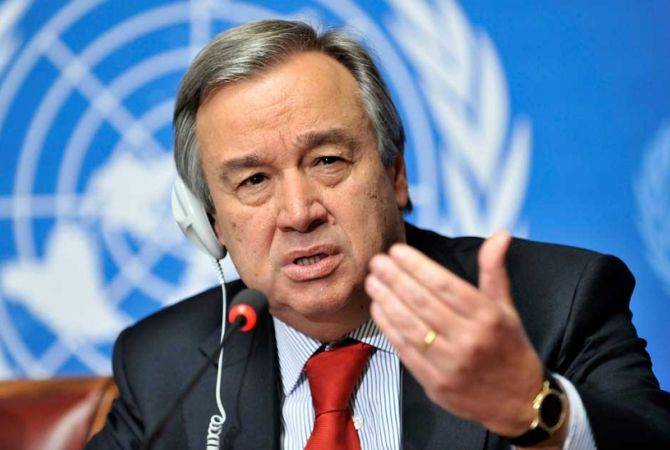 Antonio Guterres le Secrétaire général de l’ONU appelle à l’arrêt des opérations militaires entre l’Azerbaïdjan et l’Artsakh