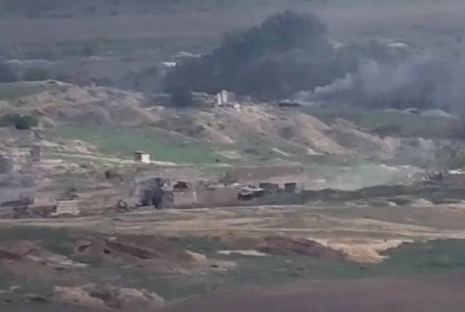 Une attaque de grande envergure de chars azéris au sud de l’Artsakh repoussée par les Arméniens qui ont détruit plusieurs blindés azéris