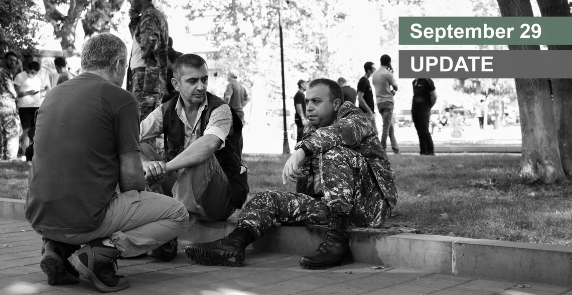 Mises à jour d&rsquo;Artsakh: l&rsquo;Azerbaïdjan étend son offensive à l&rsquo;Arménie
