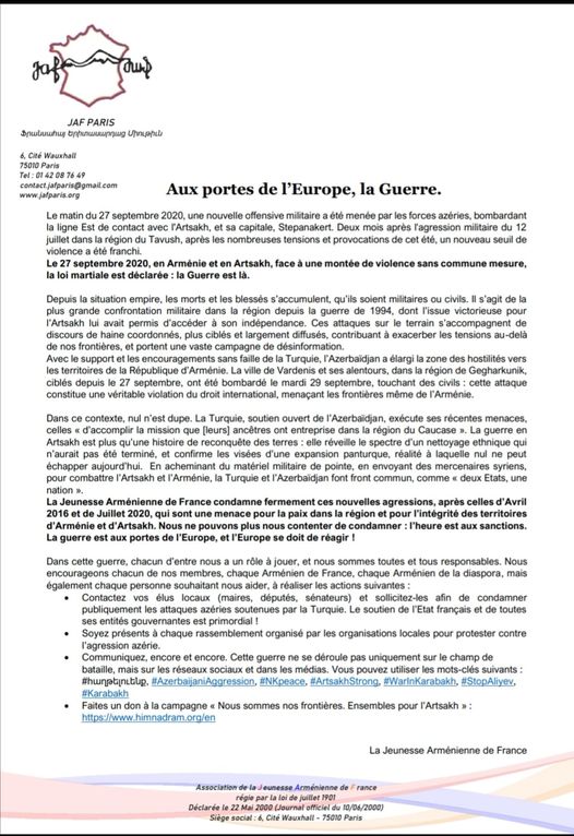 Aux portes de l&rsquo;Europe, la Guerre.