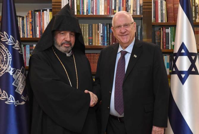 Le patriarche arménien de Jérusalem appelle le président Rivlin à faire arrêter la livraison d&rsquo;armes israéliennes à l&rsquo;Azerbaïdjan