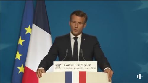 Propos du Président de la République relatifs au Haut-Karabakh lors de la conférence de presse depuis le Conseil européen extraordinaire (02.10.2020)