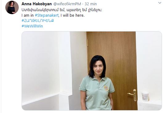 Anna Hakobyan est à Stépanakert