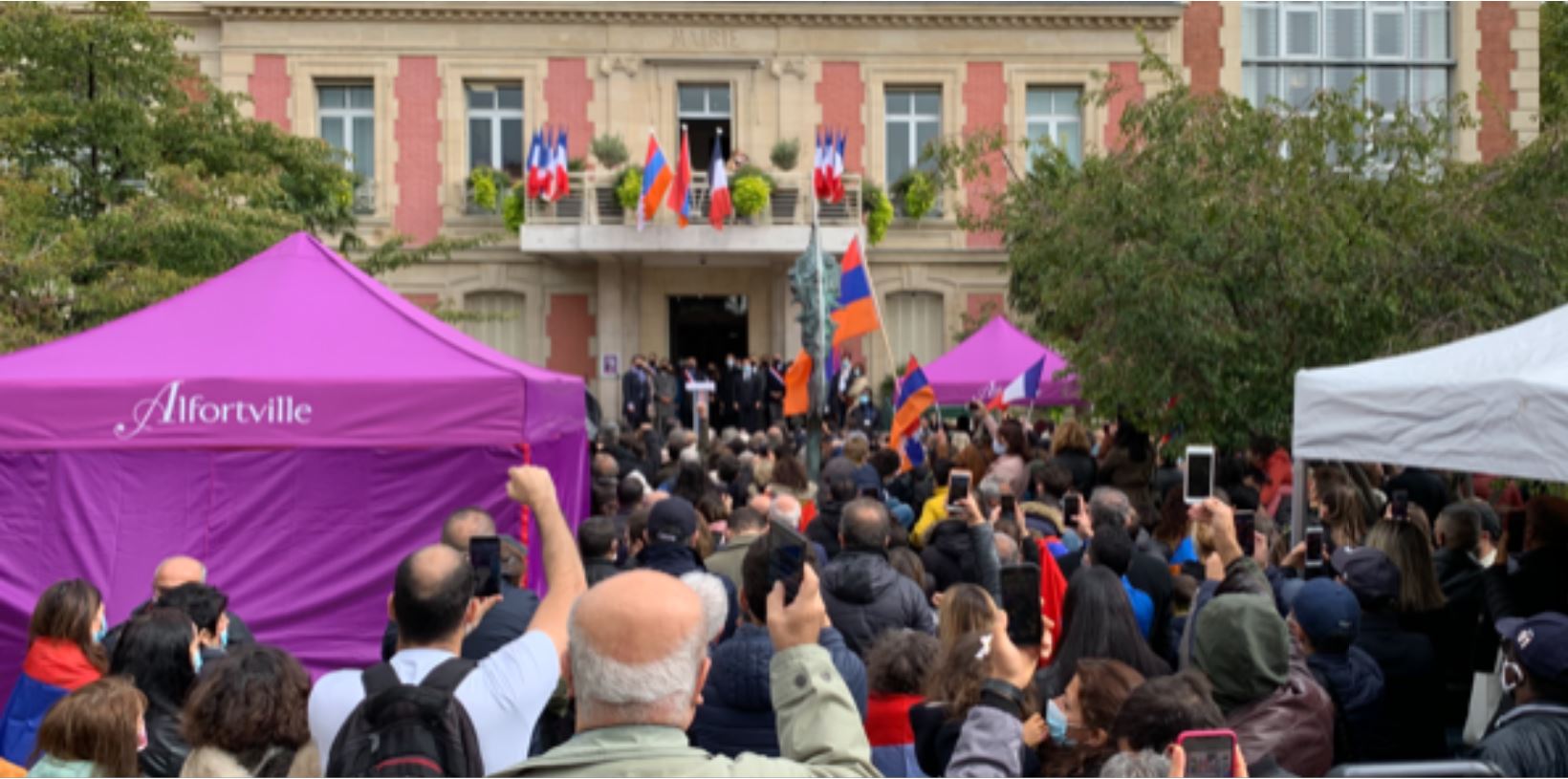 François Hollande pour l&rsquo;Arménie à  Alfortville