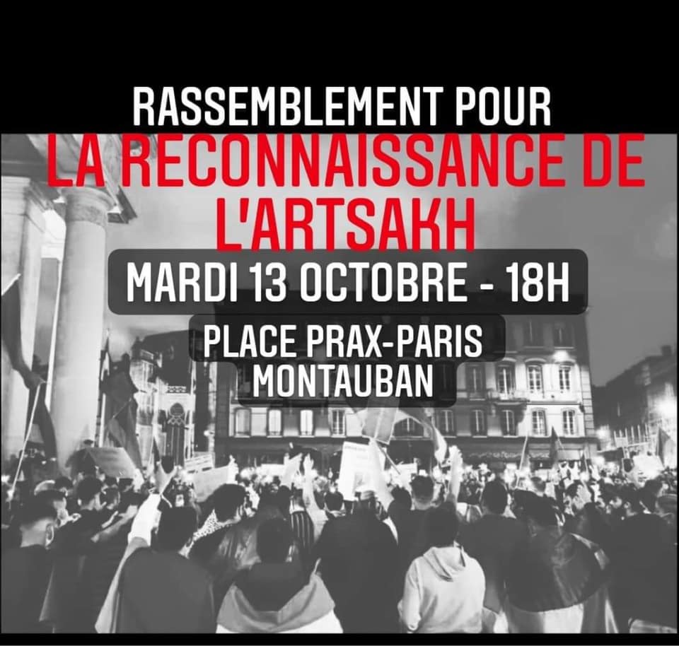 Manifestation à Montauban en soutien à l’Artsakh