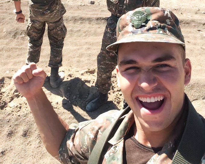 Pargev Teroyan, 22 ans, diplômé UFAR 2019 vient de mourir au combat