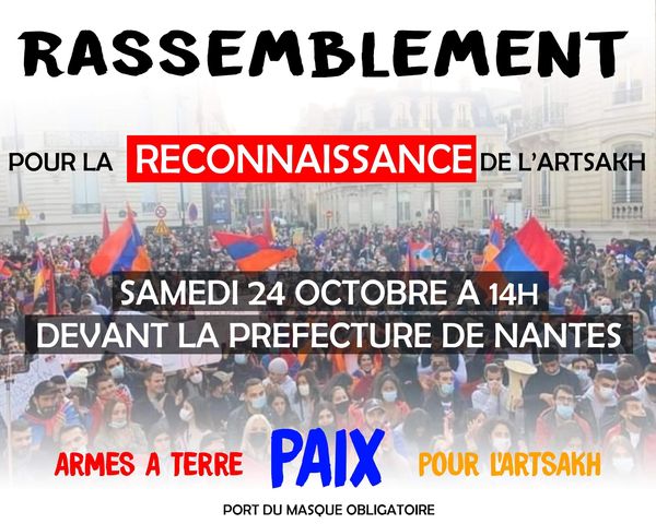 Rassemblement le samedi 24 octobre à 14h à Nantes