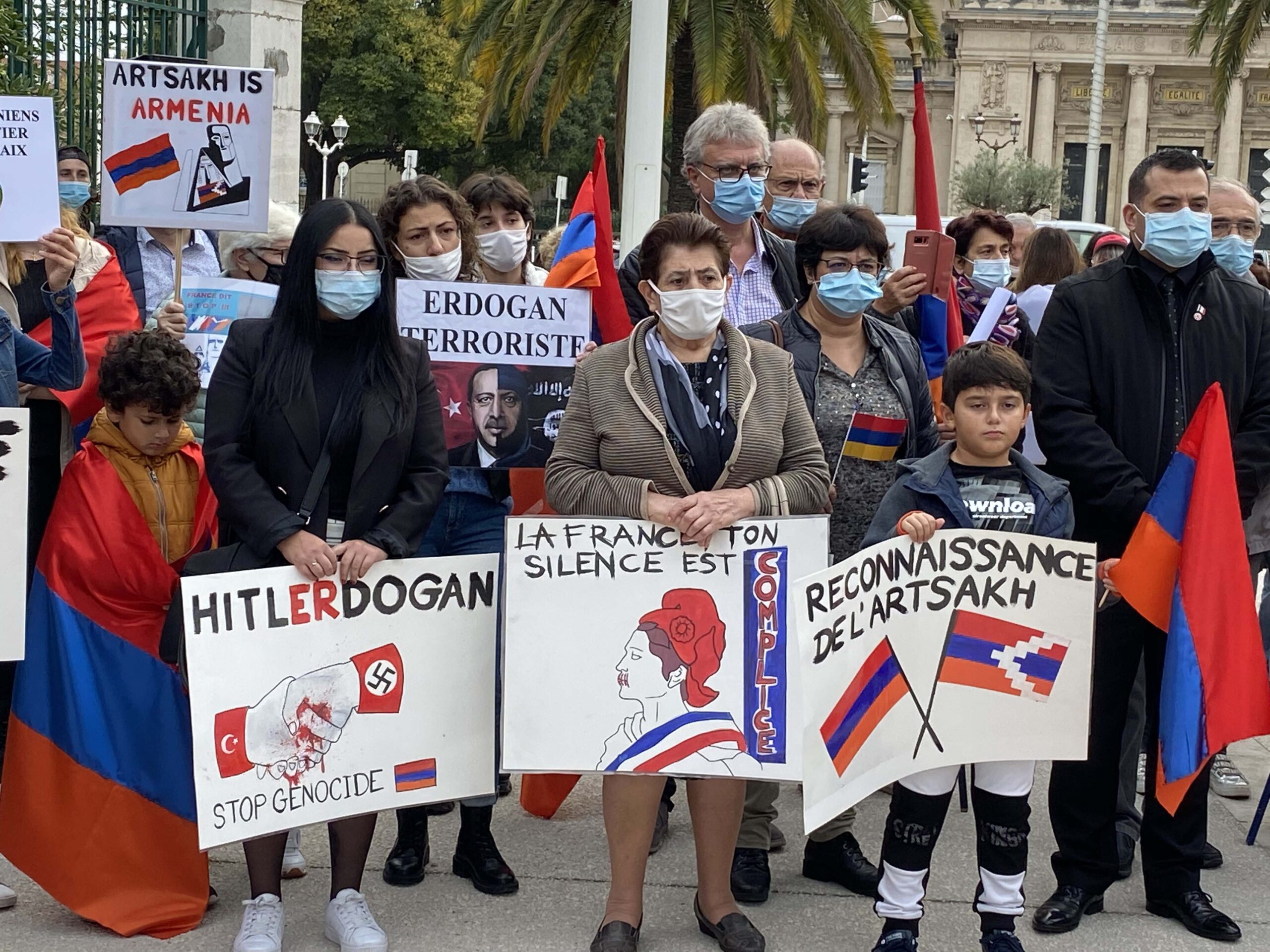 Rassemblement à Toulon en soutien à l’Arménie et à l’Arstakh
