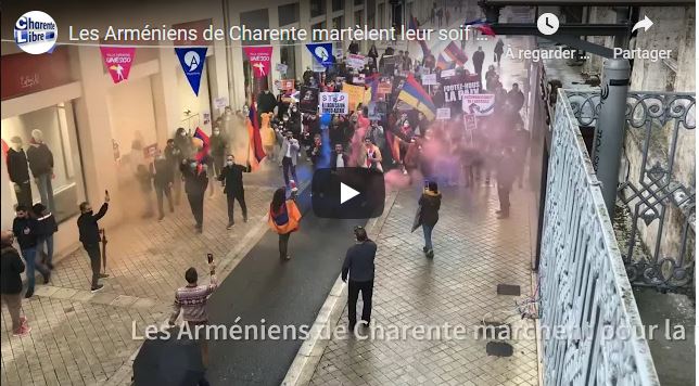 Les Arméniens de Charente ont martelé leur soif de paix
