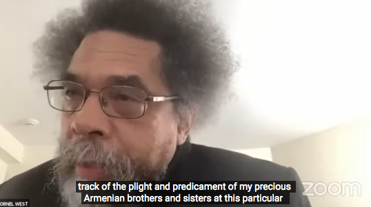 Les « paroles de profonde solidarité avec mes précieux frères et sœurs arméniens », par Cornel West