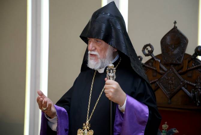 Le Catholicos Aram Ier a appelé Nikol Pachinian à démissionner