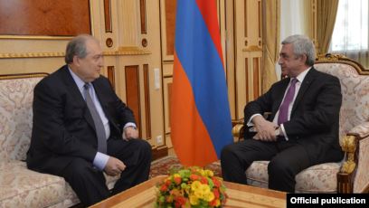 Rencontre entre Armen Sarkissian et Serge Sarkissian
