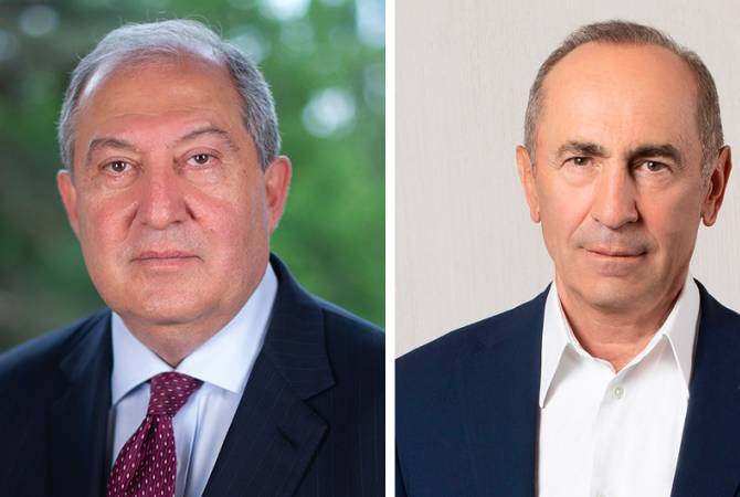 Le Président arménien Armen Sarkissian a tenu une réunion avec Robert Kotcharian