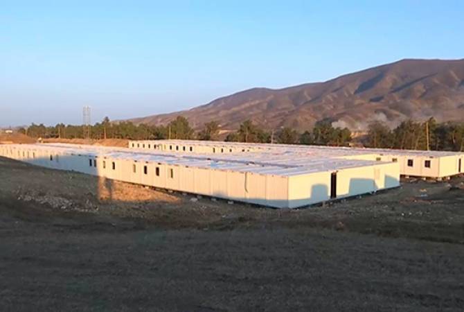Les forces russes de paix au Haut-Karabagh ont installé un village militaire à Stepanakert pour 250 soldats