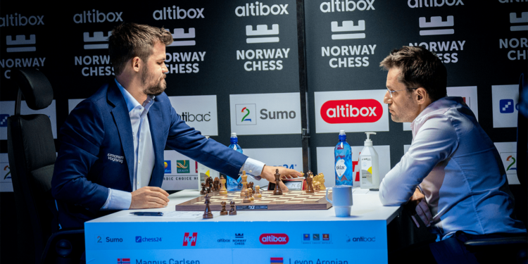 Au tournoi d’Airthings Masters Levon Aronian affrontera Magnus Carlsen dès sa première partie