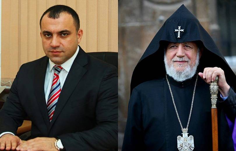 Le Catholicos Karékine II a examiné la situation en Arménie avec le président de la Cour constitutionnelle