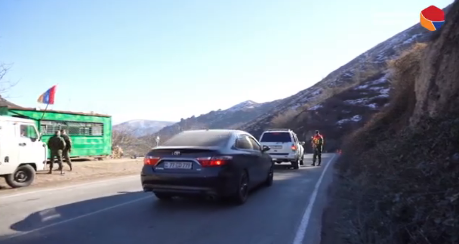 La sécurité sur 21 km de la route Goris-Kapan est assurée par les garde-frontières russes et arméniens