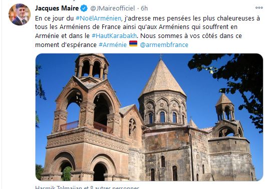 Message de Jacques Maire