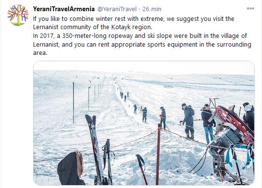 Aller faire du ski en Arménie