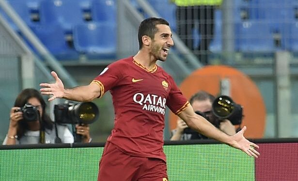 Henrikh Mkhitaryan resterait à l’AS Rome jusqu’à l’été 2022