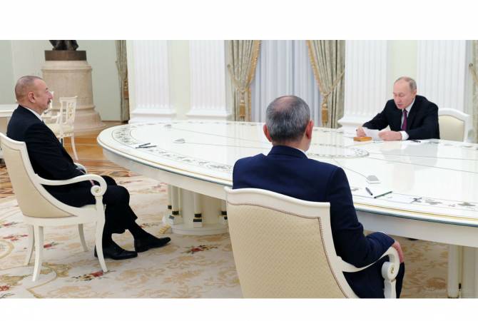 Pashinyan, Poutine et Aliyev signent une déclaration commune sur le développement du Haut- Karabakh