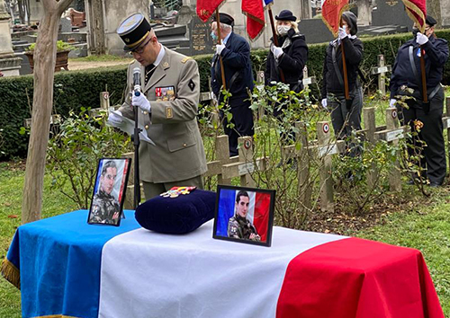 L ‘ANACRA a rendu hommage au soldat arménien tombé au Mali avec ses deux compagnons