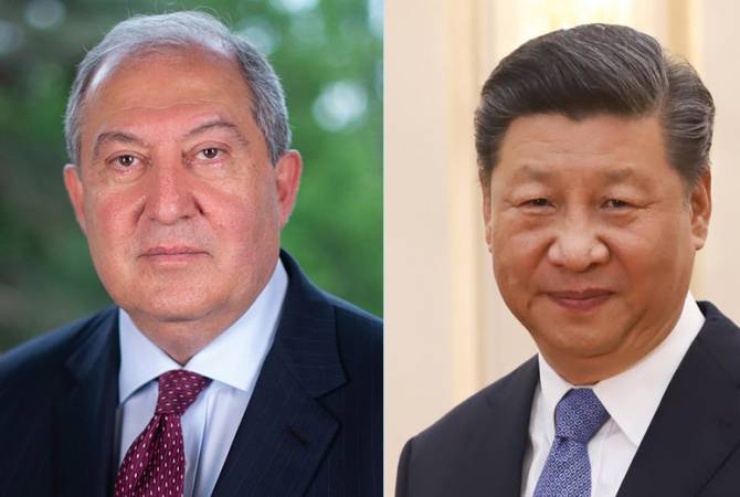 Le Président chinois Xi Jinping souhaite un prompt rétablissement à son homologue arménien Armen Sargsyan