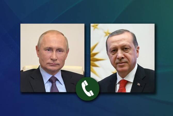 Poutine a présenté à Erdogan les résultats de sa réunion avec Pachinian et Aliev à Moscou lundi