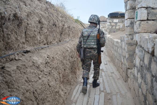 Un soldat arménien blessé par un tir azéri en Artsakh