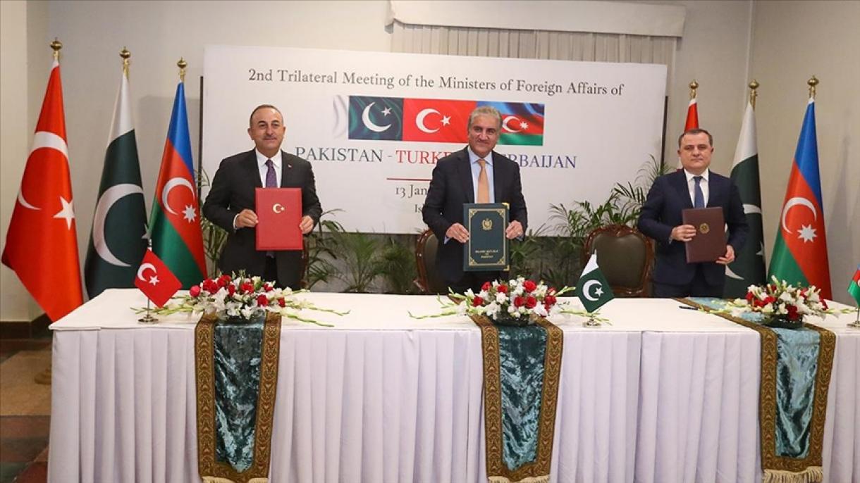 La Turquie, l&rsquo;Azerbaïdjan et le Pakistan conviennent de développer les relations dans plusieurs domaines