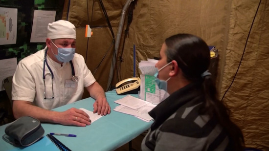 Les médecins militaires russes ont fourni des soins médicaux aux habitants de la région de Mardakert