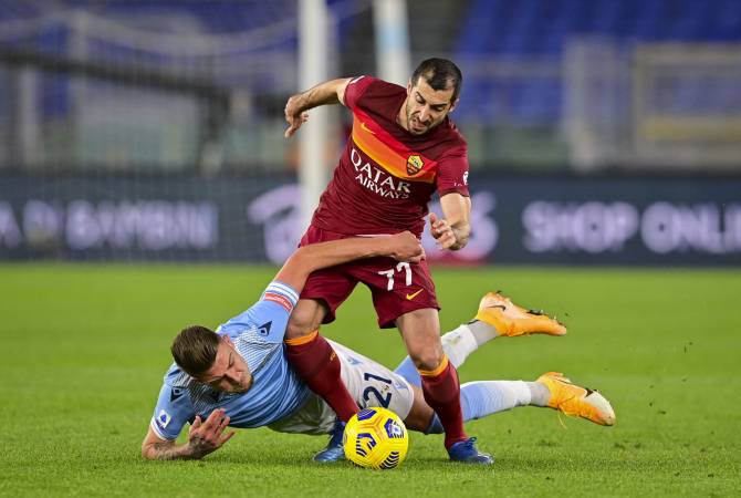 Lazio Rome-AS Rome : 3-0, Mkhitaryan était titulaire