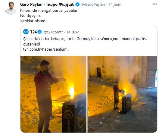 L’indignation de Garo Paylan