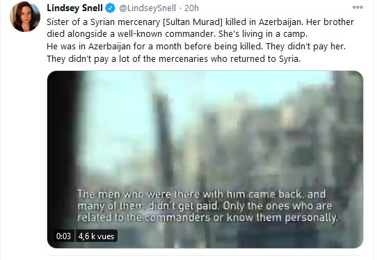Lindsey Snell diffuse une vidéo qui confirme que beaucoup de mercenaires n’ont pas été payés