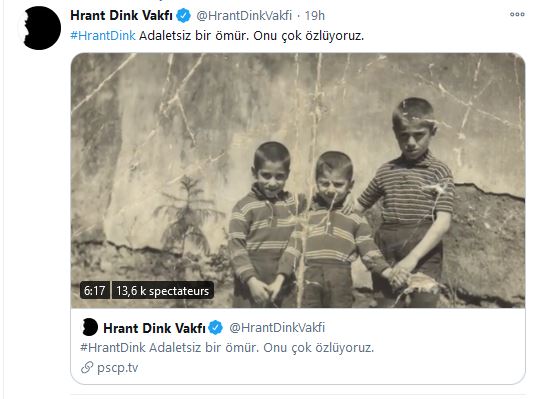 Hrant Dink Une vie injuste. Il nous manque tellement.
