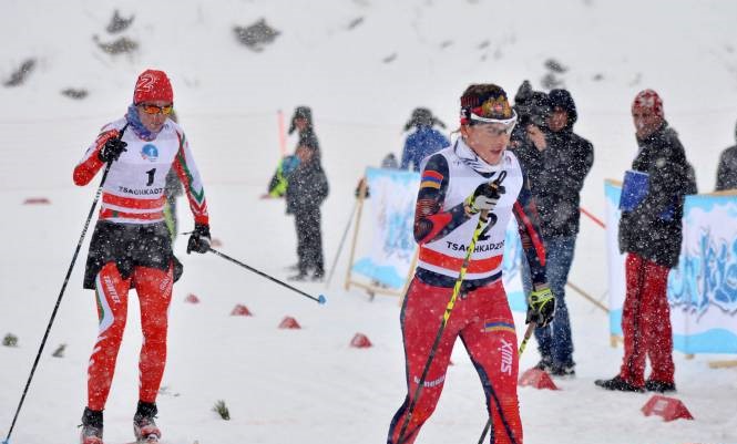 Mikael Mikaelyan et Greta Galstyan champions d’Arménie de ski