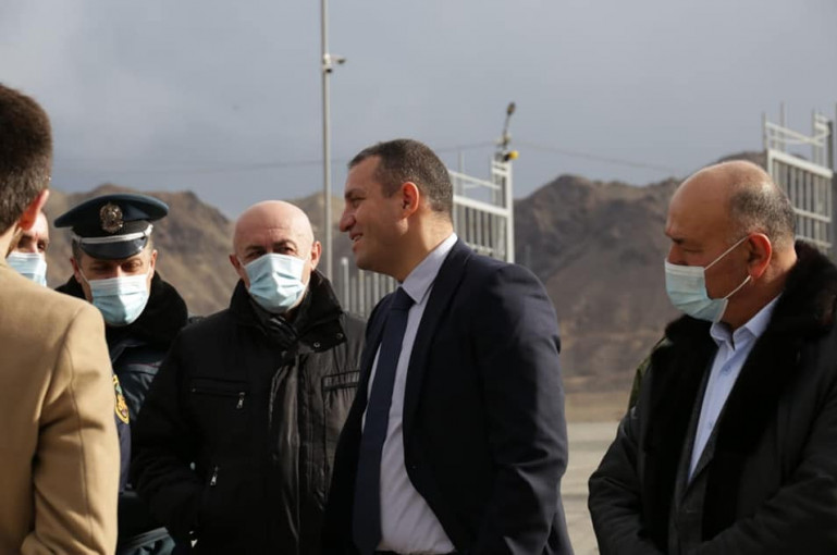 Vahan Keropyan, le ministre arménien de l’Economie à Meghri évoque les possibilités de développement de la zone de libre-échange