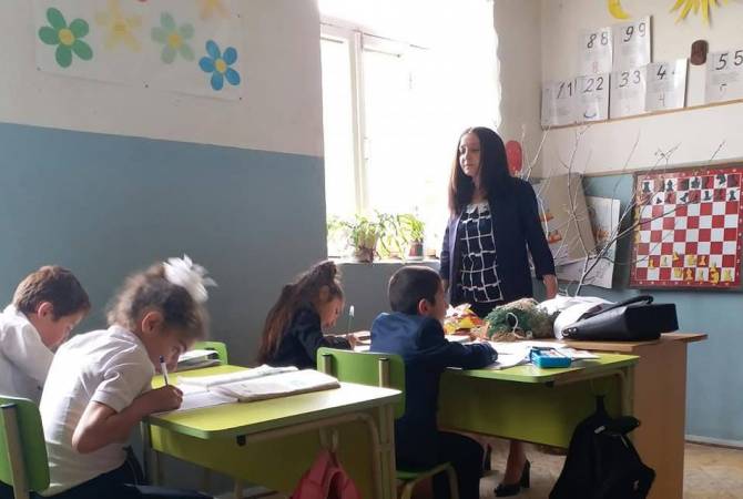 L&rsquo;école Aghavno (Artsakh) a repris son activité normale