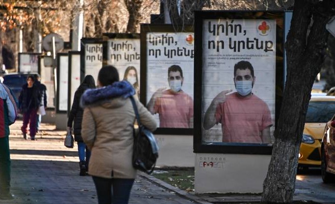 236 nouveaux cas de coronavirus enregistré hier par l’Arménie et 436 guérisons sur la même journée