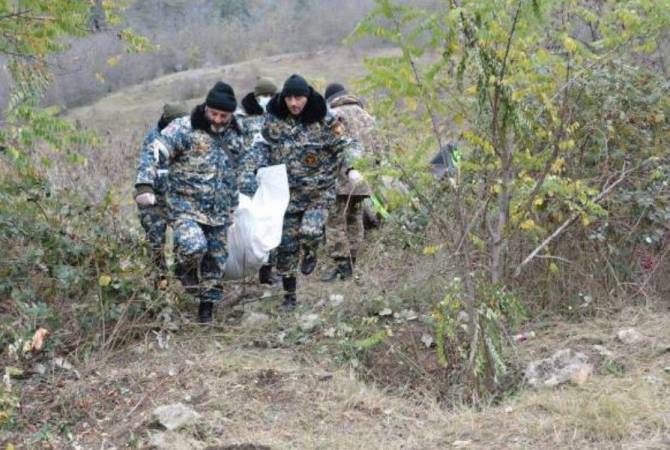 7 corps de soldats et un civil Arméniens disparus retrouvés dans la zone des combats en Artsakh, un bilan qui est déjà de 1 246 cors retrouvés
