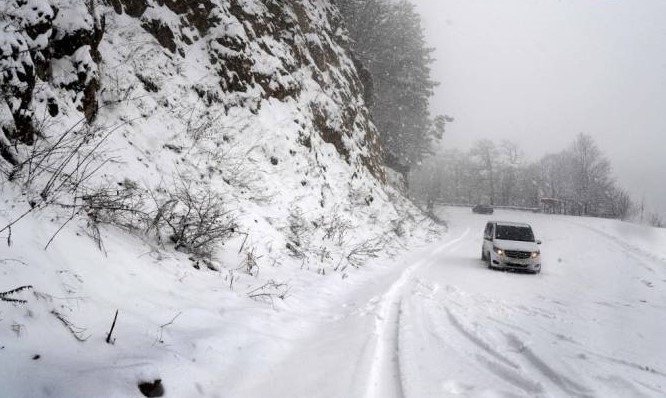 En Artsakh certaines routes sont difficiles d’accès pour cause de neige abondante